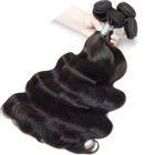 Extensões não processadas do cabelo humano do Weave peruano do cabelo humano da onda do corpo