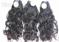 Weave brilhante do cabelo do Virgin do brasileiro da dupla camada 100% com cor natural