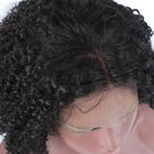 Perucas dianteiras curtos encaracolados naturais de Bob do cabelo humano do laço para o afro-americano
